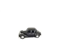 Old Modern Handicrafts1937 Plymouth P4 Deluxe Black Metal Model Car - A Museum Decoration Car Model for Home & Office - 12"L x 6"W x 4.5"H Inches