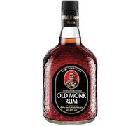 Old Monk Rum | Indian Very Old Vatted Dark Rum | Iconic Bottle Design | Aged Rum - 700ml - 40% ABV, 70cl