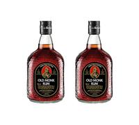 Old Monk | 7 Year Old Vatted Dark Rum Indian Rum 40% ABV | 2 x 70cl