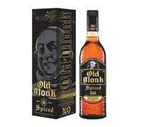Old Monk XO Spiced Rum | 70cl Bottle | 40% ABV | Indian Rum in Gift Box | Rich Caramel & Vanilla Notes | Ideal for Sipping or Cocktails | Mohan Meakin Heritage