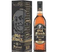 Old Monk XO Spiced Rum | 70 ottle | 40% ABV | Indian Rum in Gift Box | Rich Caramel & Vanilla Notes | Ideal for Sipping or Cocktails | Mohan Meakin Heritage