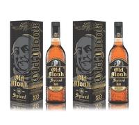 Old Monk | XO Spiced Rum Gift Box Indian Rum 40% ABV | 2 x 70cl