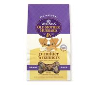 Old Mother Hubbard P-Nuttier ‘N Nanners Grain Free Oven Baked Mini Dog Treats, Banana & Peanut Butter, 16-Ounce Bag
