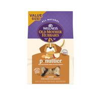 Old Mother Hubbard Wellness P-Nuttier Dog Biscuits, Natural, Training Treats, Peanut Butter Flavor, Large Size, (3.3 Pound Bag)