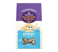 Old Mother Hubbard Wellness Puppy Dog Biscuits, Natural, Training Treats for Puppies, Oatmeal & Chicken Flavor, Mini Size, (20 Ounce Bag)