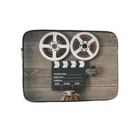Old Movie Camera Print Laptop Sleeve Shockproof Laptop Case Durable Laptop Bag Computer Cover for Most Computers