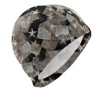 Old Newspaper Sliver Star Art Retro Swimming for Men Short Hair Waterproof Swimming caps for Women Hair Protection and Drag Reduction Gorro de natación para Hombre