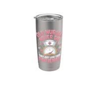 Old Nurses Never Die They Just Lose Their Patience Stainless Steel Insulated Tumbler