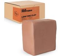 Old Potters Low Fire Pottery Clay (Cones 06-2) Art Modeling Clay, Ideal for Wheel Throwing and Hand Building, Pottery Clay for Sculpting, Beginners, and Advanced, 10 lbs Terra Cotta
