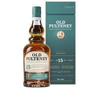 Old Pulteney 15 Year Old Single Malt Scotch Whisky, 46% ABV, 70 ged in Ex-Bourbon & Oloroso Sherry Casks, Highland Coastal Style, Distilled & Matured by the Sea