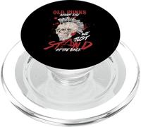 Old Punks Never Die Just Stand At The Back Punk Skull PopSockets PopGrip for MagSafe