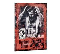Old Retro Chic MALEWOMAN HAIR Show Fashion Tattoo Hairdressing Magazine, Classic Sculpture Pomade Hair Style Design Pattern Books, Vintage Men's Oil Head Picture Album Barber Shop illustration