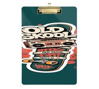 Old Retro School Vintage Organizational clipboard Acrylic Cute for 5th Grade Classroom Essentials for Teachers Tablas para escribir Size 9 x 12