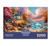 Old Rural Scenery 1000 Piece Jigsaws for Adults Impossible Beautiful Home Decoration Art Colorful DIY Craft Premium Quality 70x50cm/1000pcs