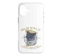 OLD SALT TIME AND TIDE WAITS FOR NO ONE Case for iPhone 16 Plus