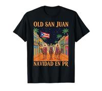 Old San Juan Navidad en PR Three Kings Día de Reyes Boricua T-Shirt