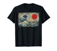 Old School Authentic Japanese kanagawa the great wave Tattoo T-Shirt