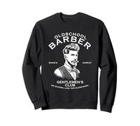 Old School Barber Retro Gentlemen Club Graphic Sweatshirt