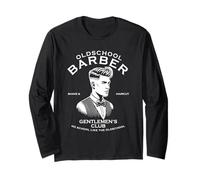 Old School Barber Staying Sharp Classic Vintage Design Long Sleeve T-Shirt