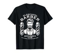 Old School Barber Vintage Grooming Aesthetic Design T-Shirt