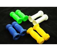 Old School Bike Parts PAIR KIDS JUNIOR HANDLEBAR GRIPS 22.2mm BIKES TRIKES WHITE,GREEN or YELLOW (Green)