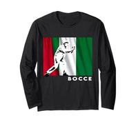 Old School Bocce Boccia Lawn Bowling Italian Boule Masters Long Sleeve T-Shirt