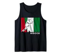 Old School Bocce Boccia Lawn Bowling Italian Boule Masters Tank Top