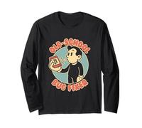 Old School Bug Fixer Retro Gamer Nostalgia Vintage Graphic Long Sleeve T-Shirt