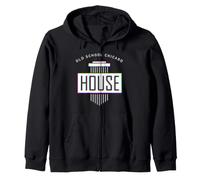 Old School Chicago House Zip Hoodie
