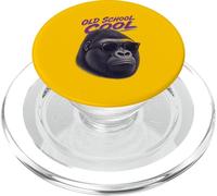 Old School Cool Retro Gorilla Lover Gift PopSockets PopGrip for MagSafe