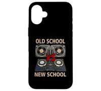 Old-School DJ VS New School Dee Jay House Dance Music Case for iPhone 16 Plus