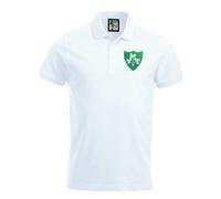 Old School Football Ireland Retro Rugby Polo Embroidered Logo