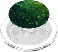 Old School Gamer - Green Pixelated Pattern PopSockets PopGrip for MagSafe