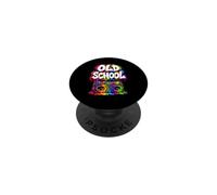 Old School Graffiti Style Boom Box 80s Music Paint Graphic PopSockets Adhesive PopGrip