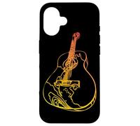 Old School Guitar Rock Music Instruments Guitar Players Case for iPhone 16