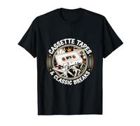 Old School Hip Hop Cassette Tapes Classic Breaks Urban T-Shirt