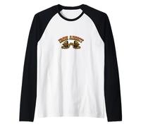 Old School Iron Lifting Vintage Bodybuilding Hardcore Gym Raglan Baseball Tee
