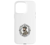 Old School Mindset Vintage Gentleman Grit Style Design Case for iPhone 15 Pro Max
