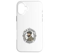 Old School Mindset Vintage Gentleman Grit Style Design Case for iPhone 16 Plus