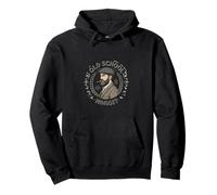 Old School Mindset Vintage Gentleman Grit Style Design Pullover Hoodie