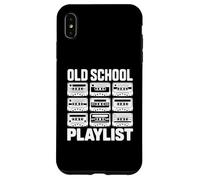 Old School Playlist Retro 80s 90s Cassette Tape Music Case for iPhone XS Max