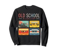 Old School Playlist Sweet Retro Memories Graphic Sweatshirt