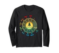 Old-School Rotary Dial When Phones Had Style and No Screens Long Sleeve T-Shirt