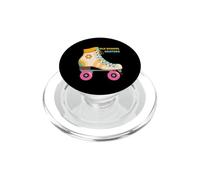 Old School Skaters Roller Skating Retro Vintage 70s 80s 90s PopSockets PopGrip for MagSafe