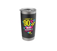 Old Schools Mom 90s Style Born the 90s Cartoon Generation Stainless Steel Insulated Tumbler