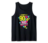 Old Schools Mom 90s Style Born the 90s Cartoon Generation Tank Top