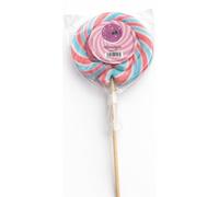 Old Scool Sweets Bubble Gum Flavour Swirly Retro Lollipop, Handmade in England, Gelatine Free Ideal for Birthdays, Weddings, Social Gatherings