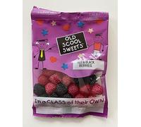 Old Scool Sweets Red & Black Berries 50g Quality Sweet Shop Favourites