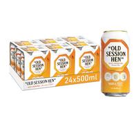 Old Session Hen Beer 24 x 440ml Cans - Smooth and Easy Drinking British Session Ale with Balanced Malt and Hop Character, Light and Refreshing Beer at 3.4% ABV