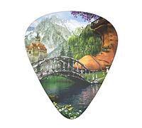 Old Shoe House Printed Guitar Picks, 12 Pack Personalized Guitar Picks For Acoustic Electric Bass Guitars 0.46mm/0.71mm/ 0.96mm(Thin/Medium/Heavy)
